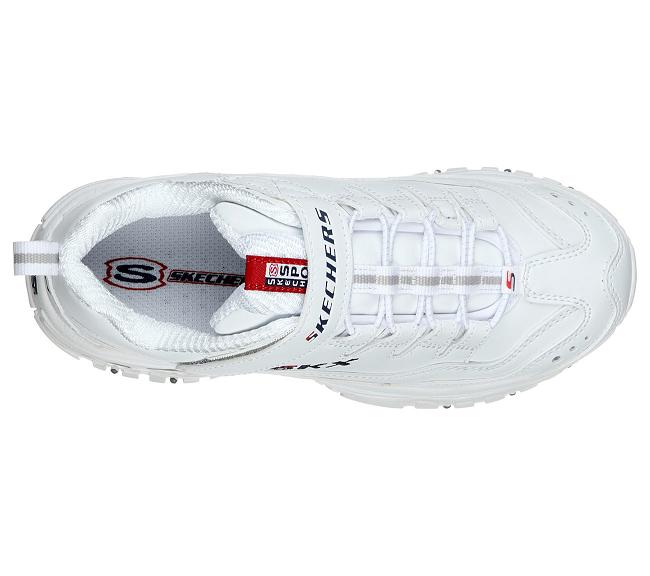 Zapatillas Skechers Con Velcro Niños - Energy Blanco MJDYP6917